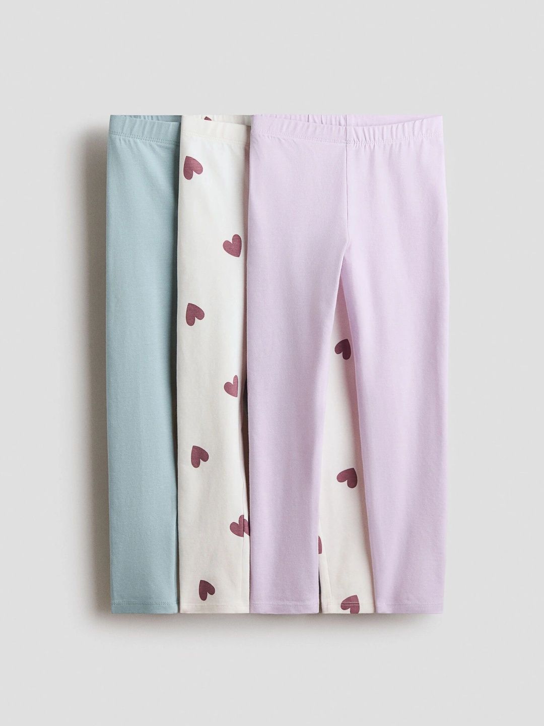 H&M 3-pack Cotton Leggings-picture-27