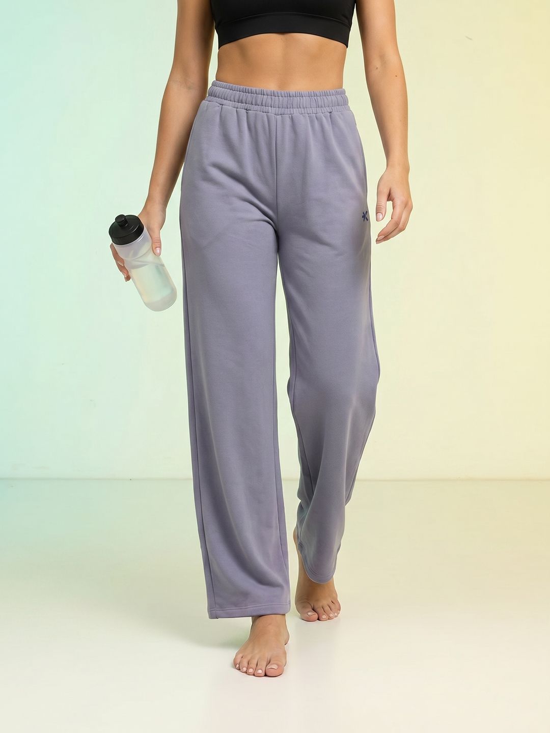 HRX by Hrithik Roshan Women Wide Leg Yoga Track Pants-picture-44