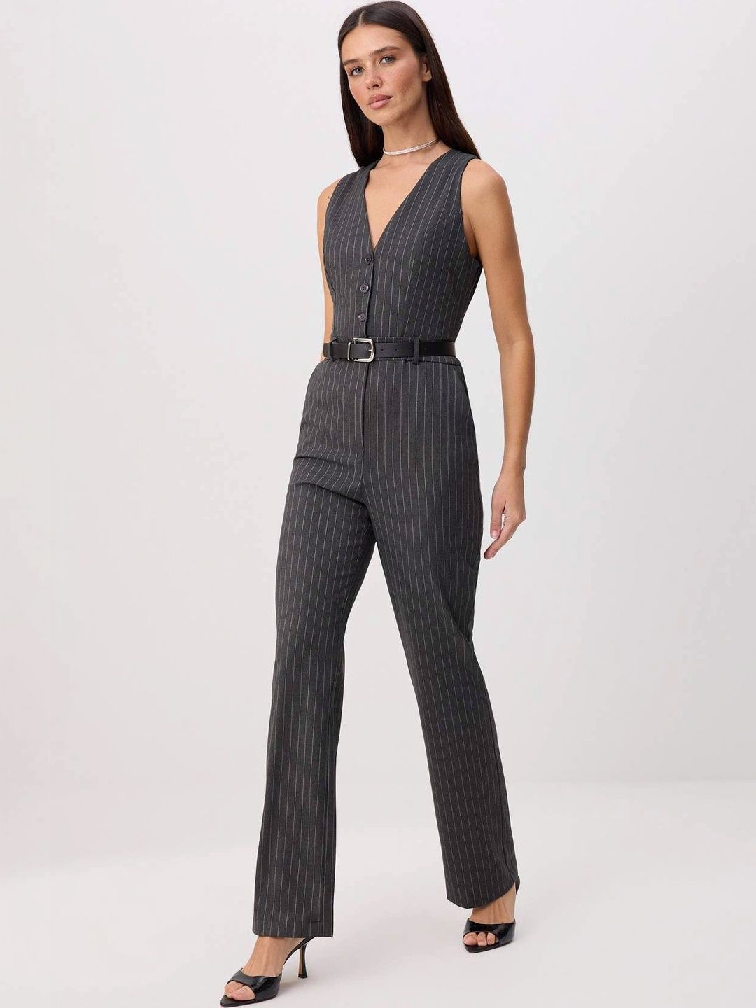 Trendyol Striped Basic Jumpsuit-picture-18
