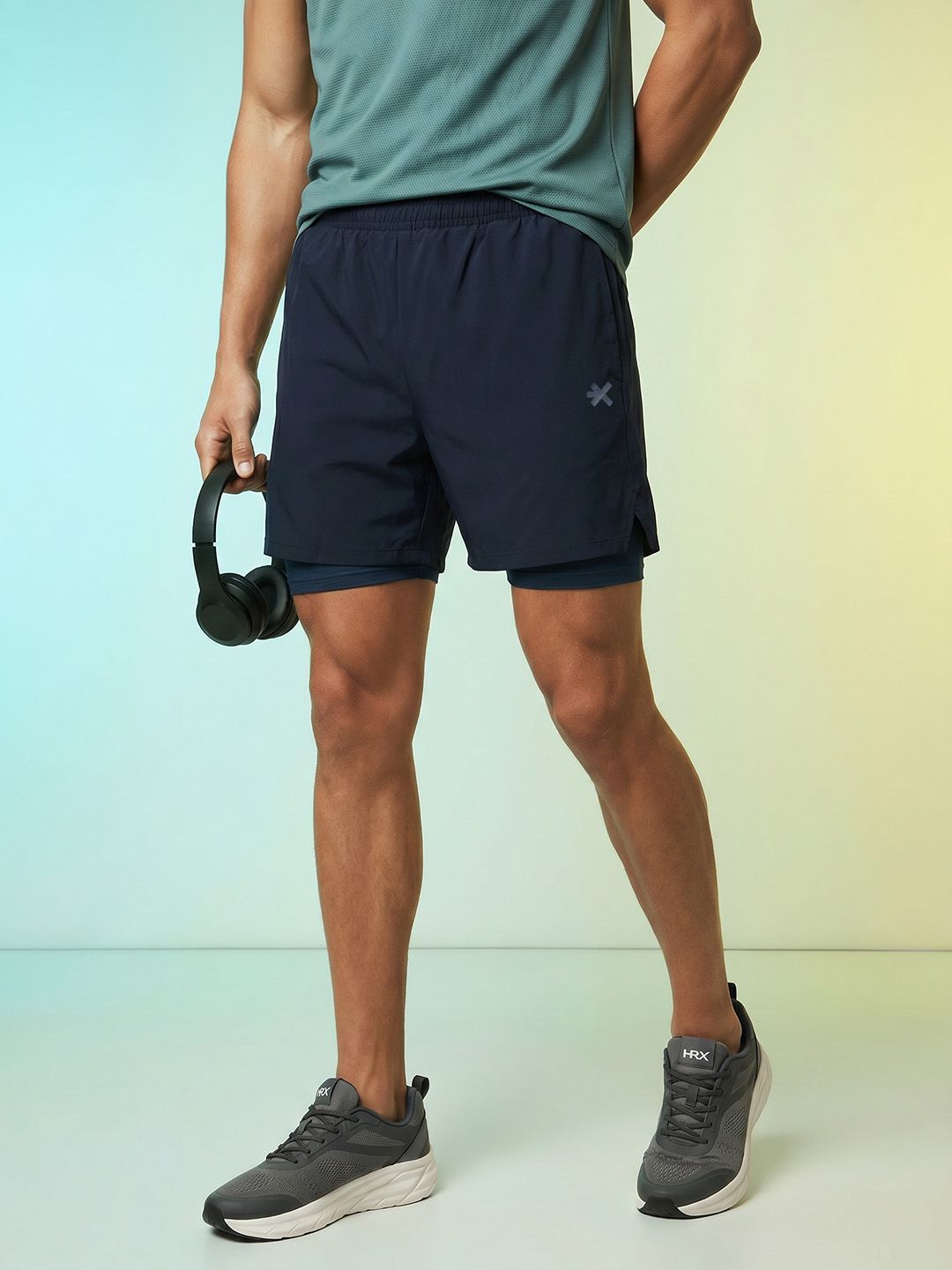 HRX by Hrithik Roshan Men Rapid-Dry Training Shorts-picture-50