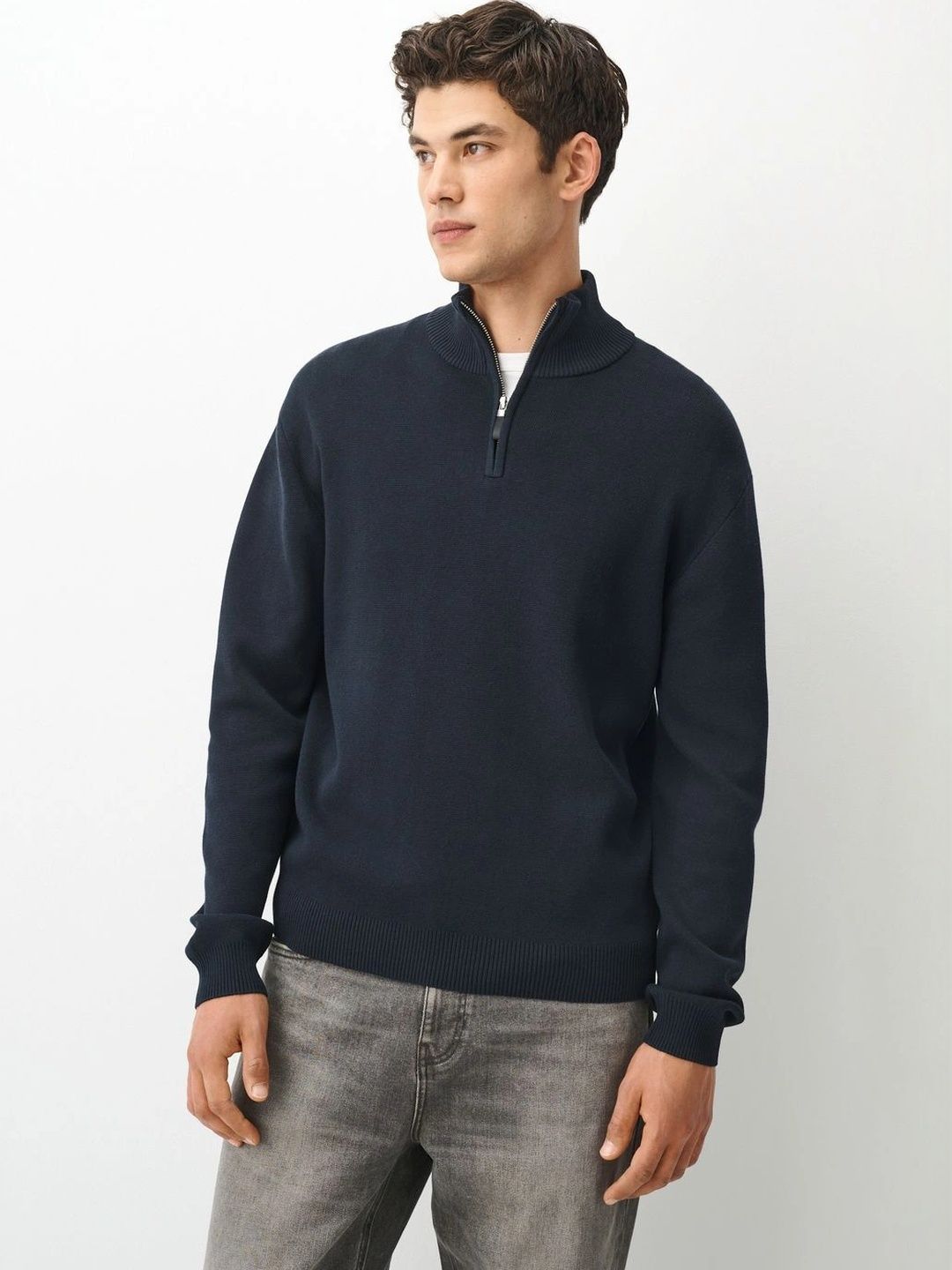 NEXT Mock Collar Sweatshirt-picture-55