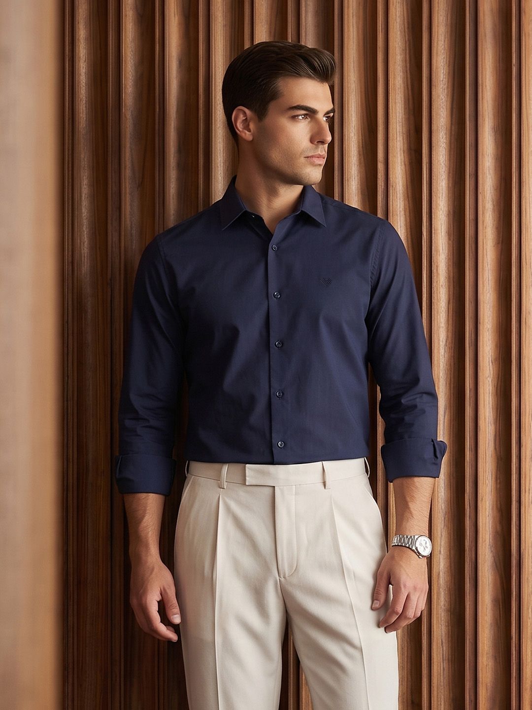 INVICTUS Slim Fit Pure Cotton Formal Shirt-picture-11