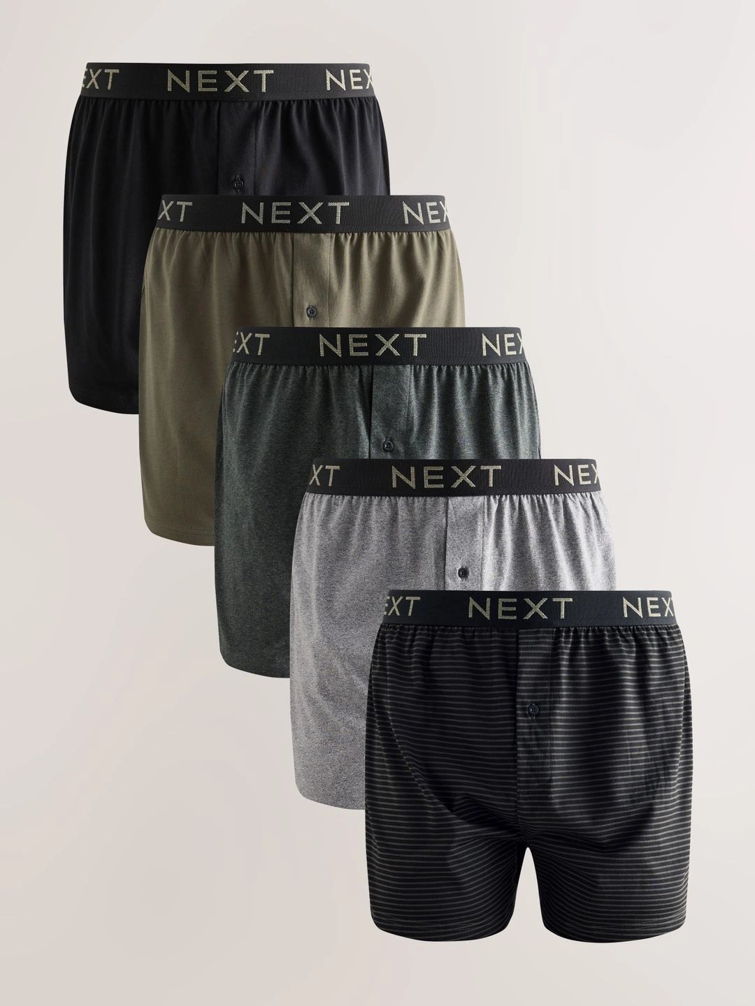 NEXT Men Pack Of 5 Pure Cotton Boxers-picture-31