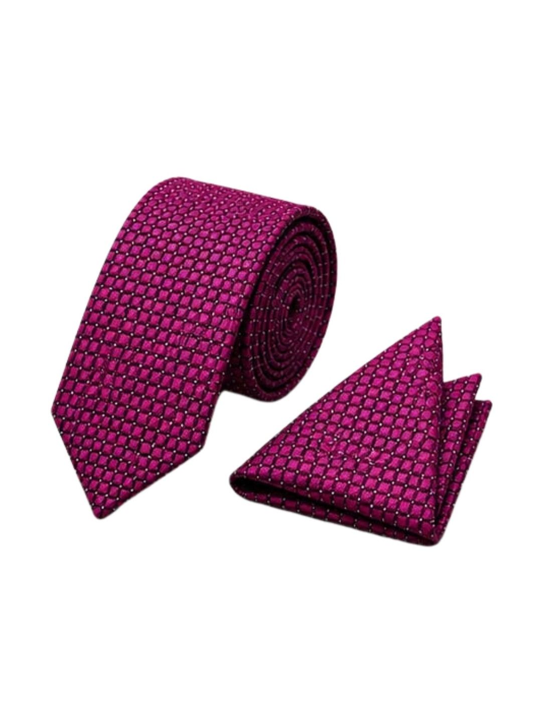 CALIXTO Men Woven Design Broad Tie-picture-56