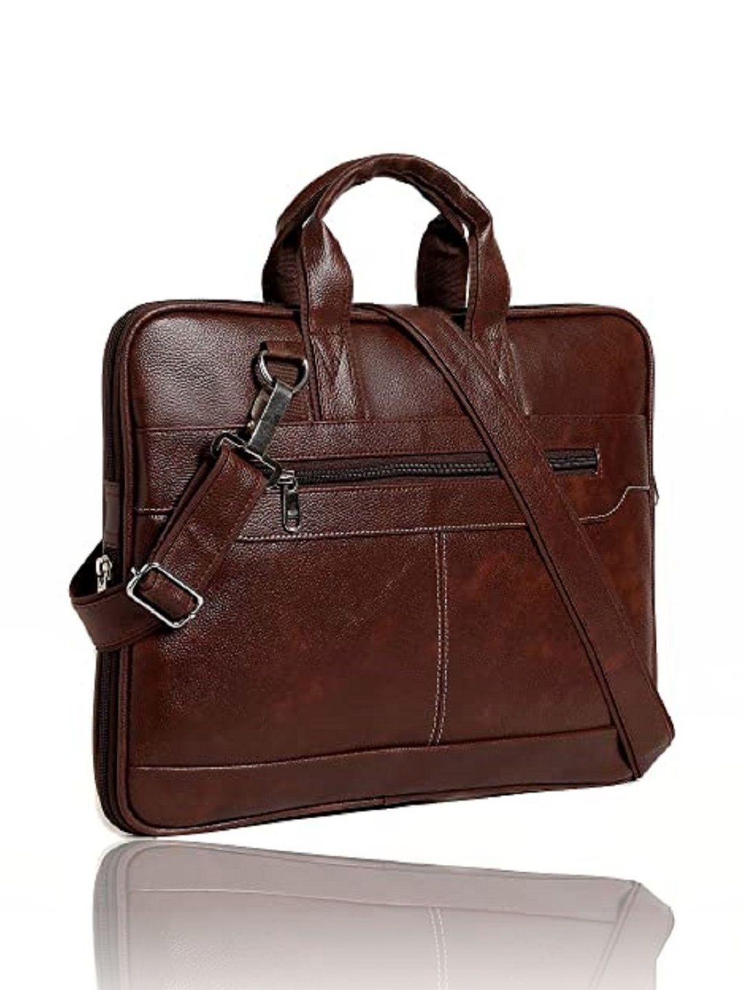 M Megrek Men Leather Laptop Bag-picture-28