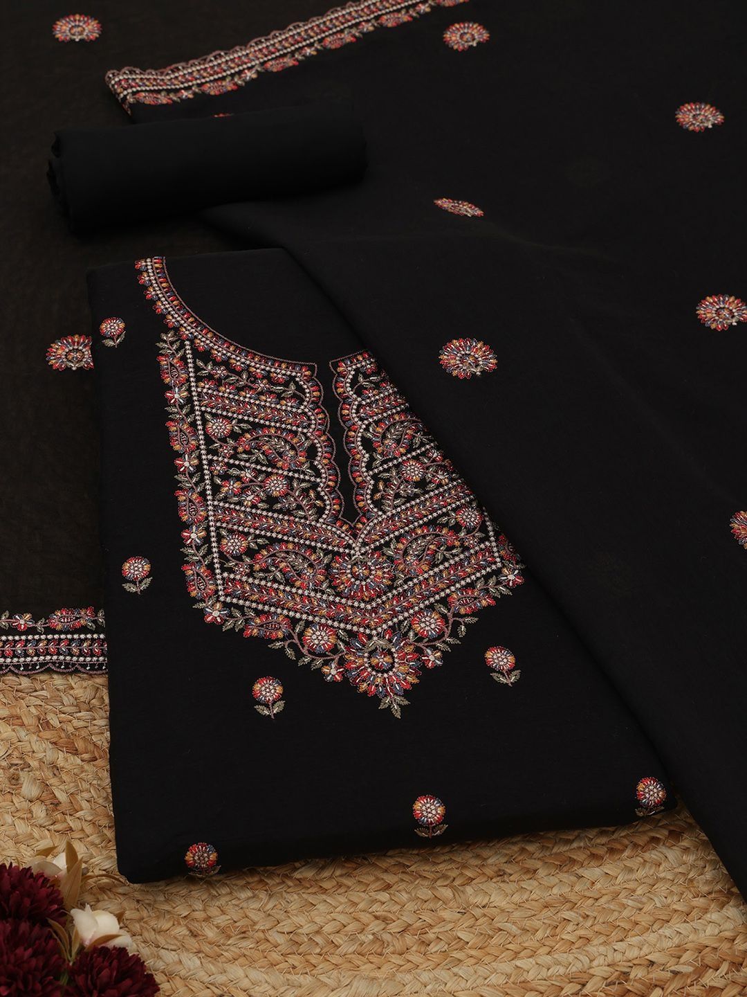 Soch Printed Unstitched Dress Material-picture-31