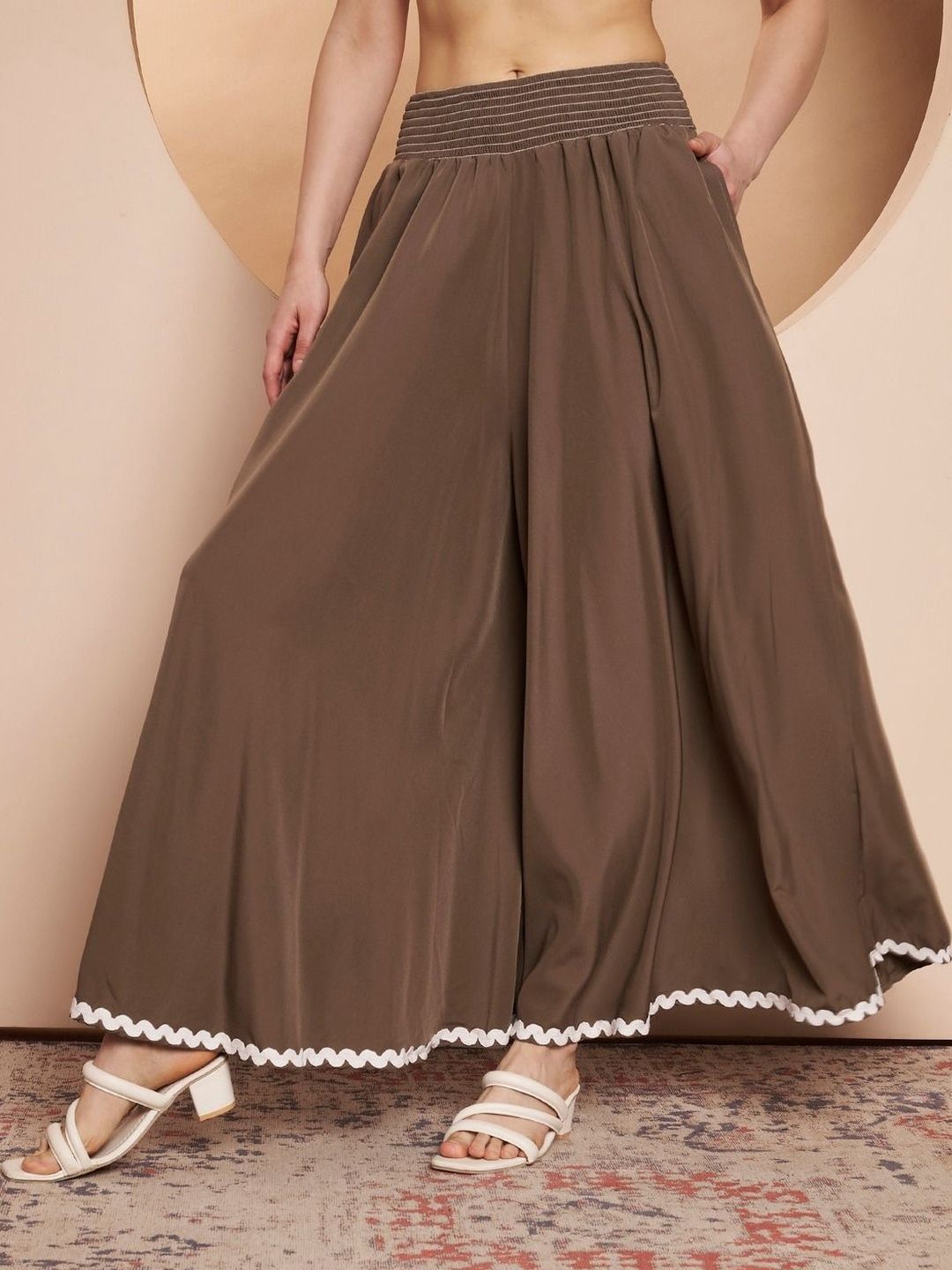 ZWERLON Women Flared Palazzos-picture-51
