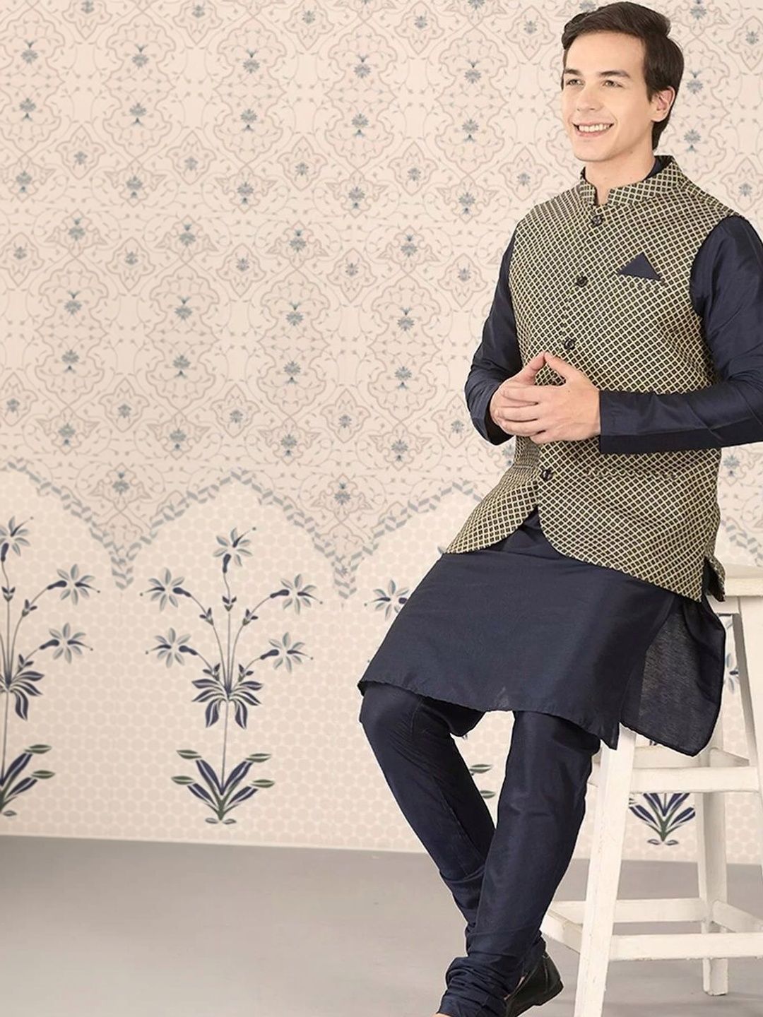 EPSI Mandarin Collar Nehru Jackets-picture-17