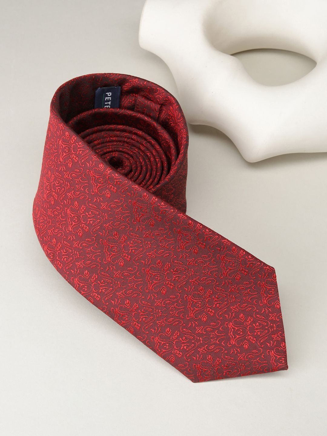 Peter England Men Printed Broad Tie-picture-35