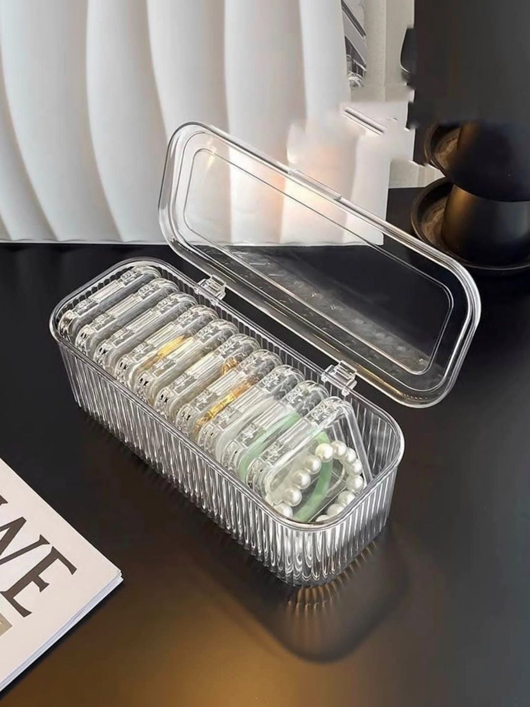 kepzell Transparent Set of 1 Regular Jewellery Organiser Organisers-image-24