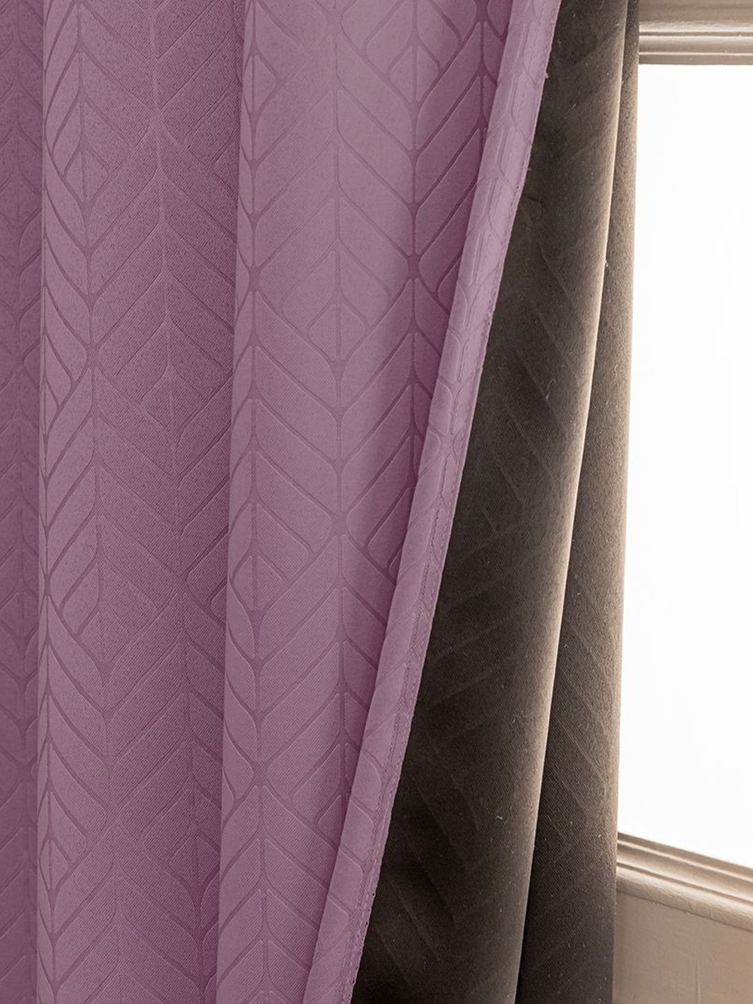 HOMEMONDE Purple Black Out Door Fashion-image-33