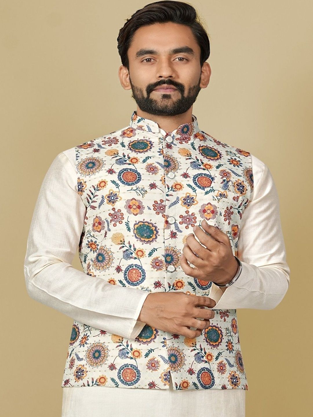 ELYXAROSE Men Floral Tailored Jacket-picture-50