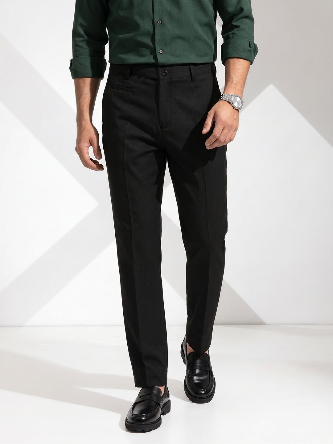 INVICTUS Men Slim Fit Formal Trousers-picture-30