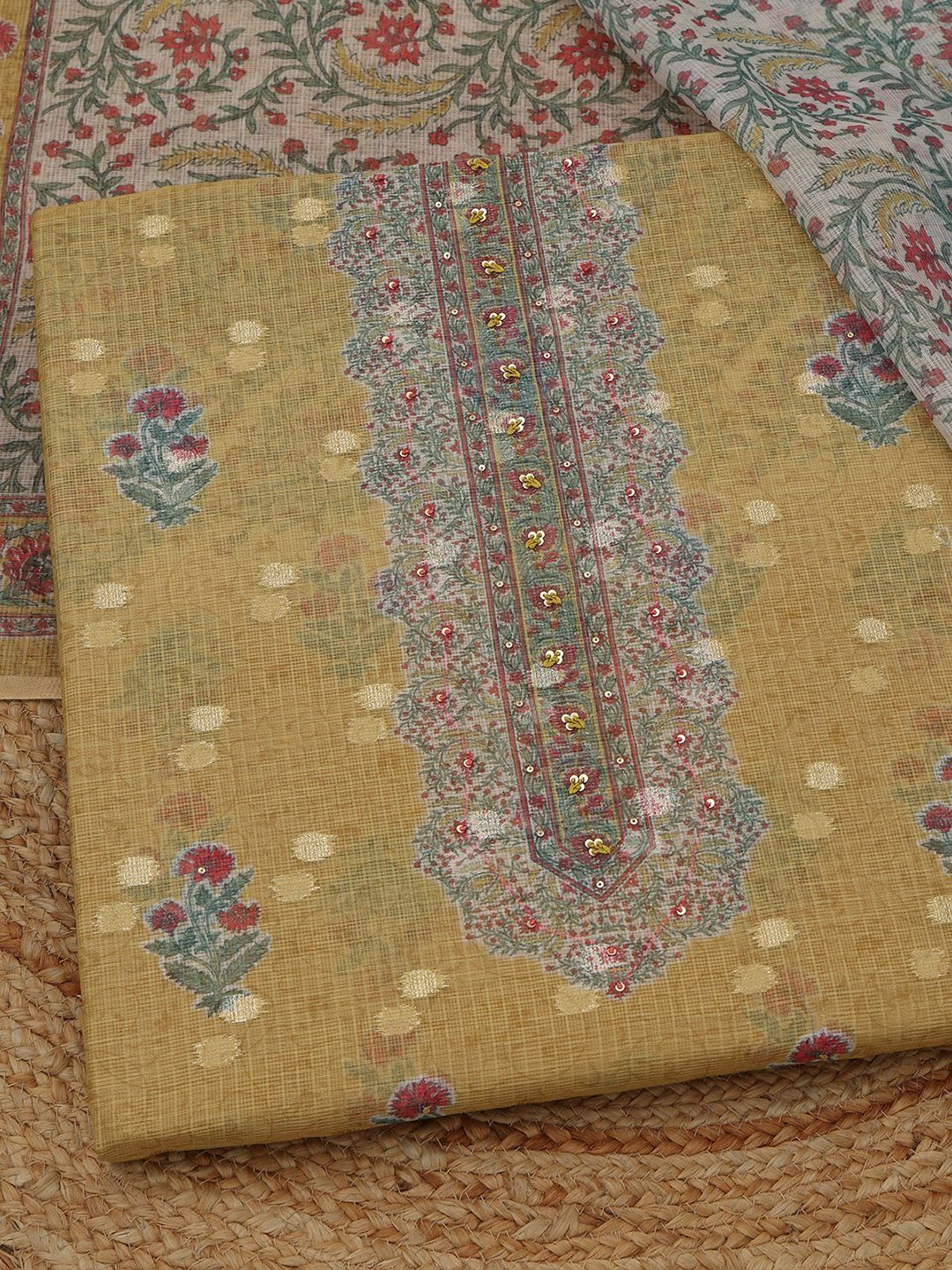 Soch Printed Unstitched Dress Material-picture-40