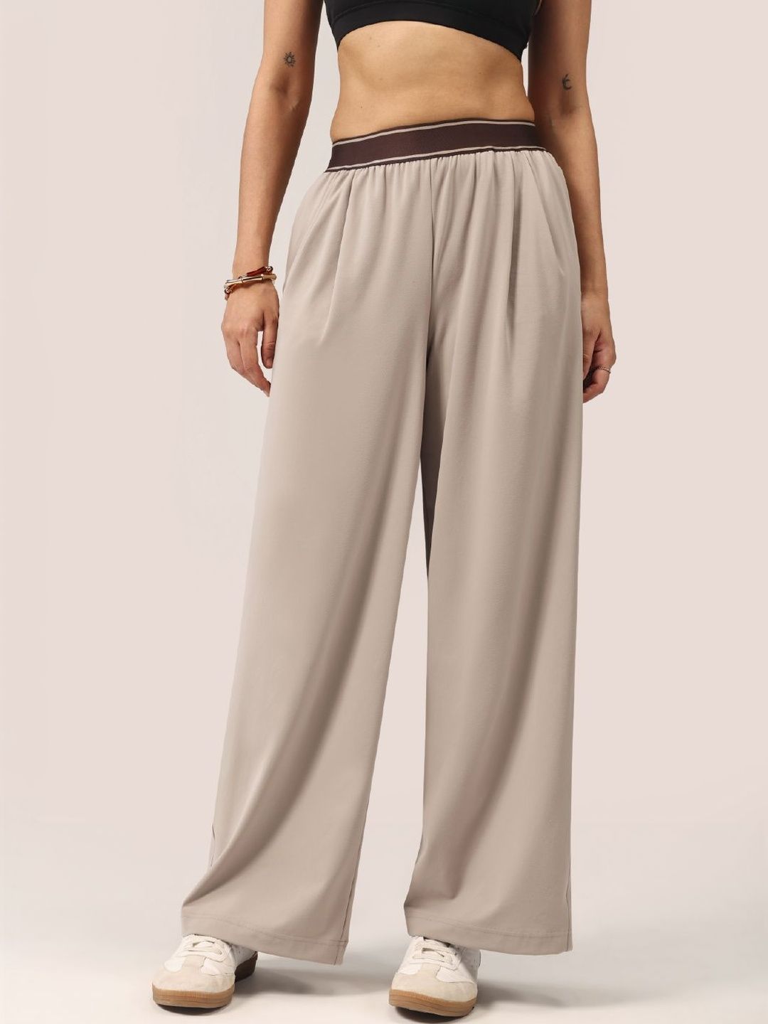 Blissclub Women Cloud Korean Active Wide Pants - Regular-picture-30