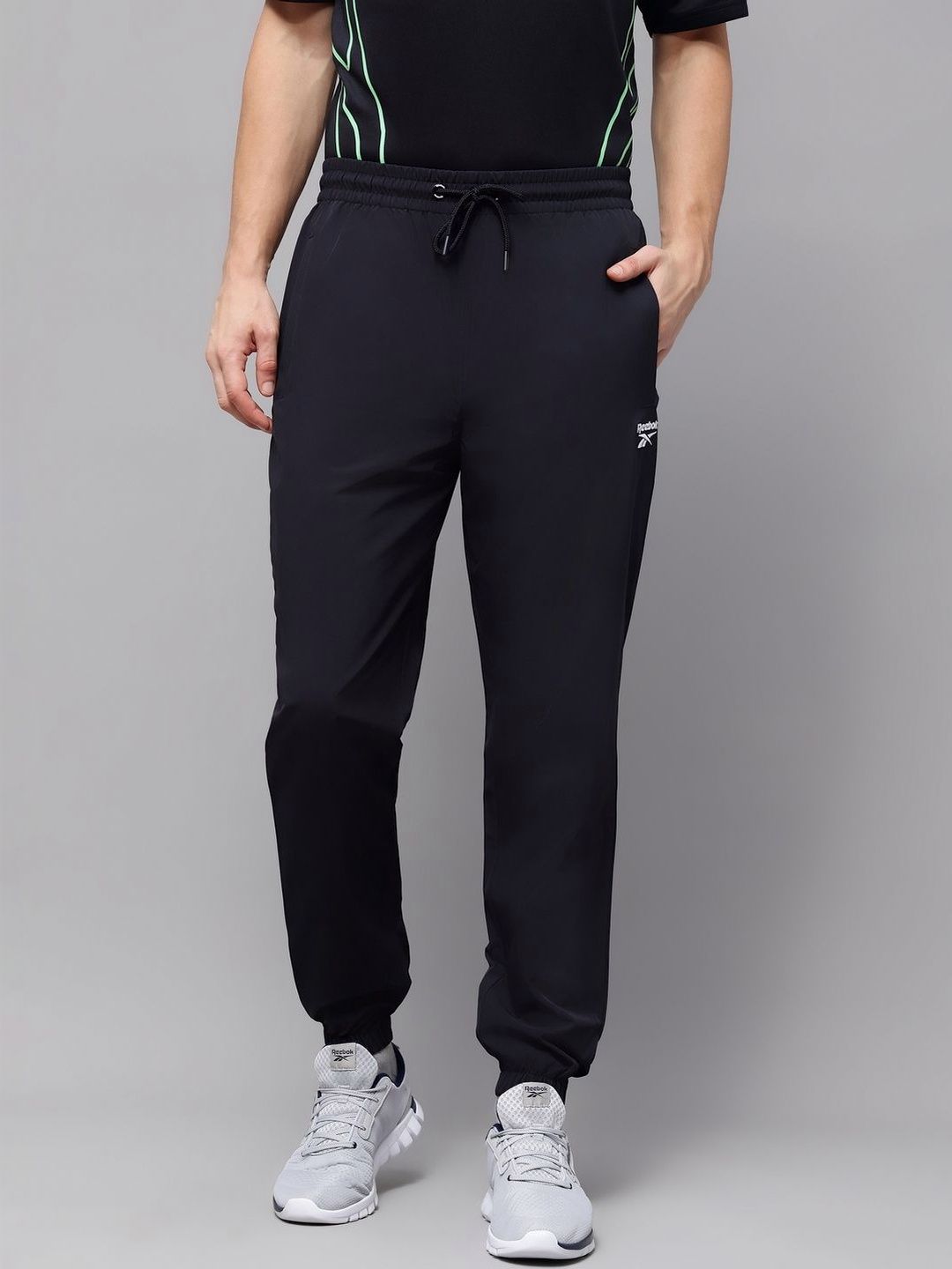 Reebok Men Regular Fit Brand Logo Training Joggers-picture-11