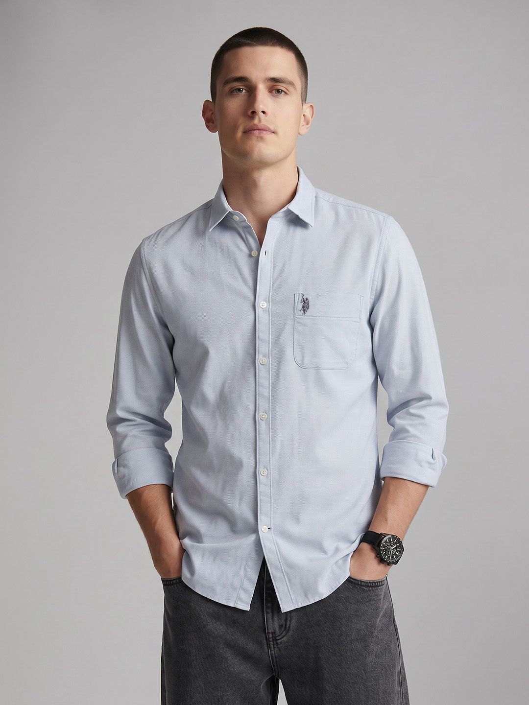 U.S. Polo Assn. Denim Co. Spread Collar Casual Shirt-picture-30