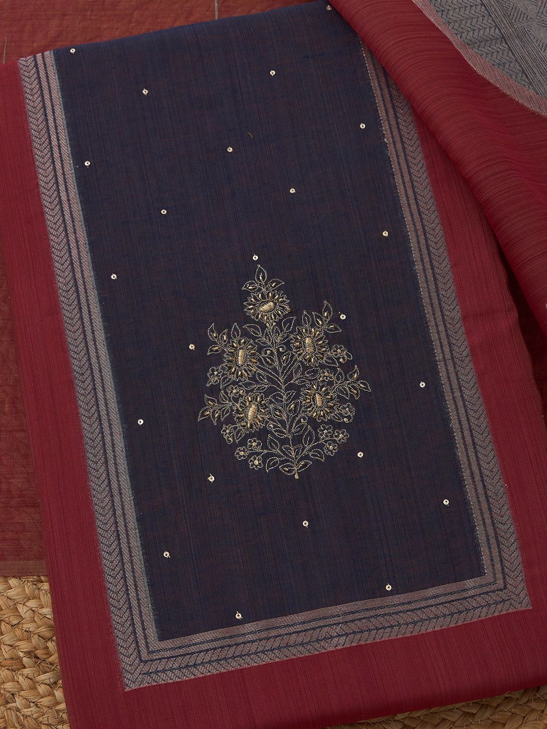 Soch Printed Unstitched Dress Material-image-44