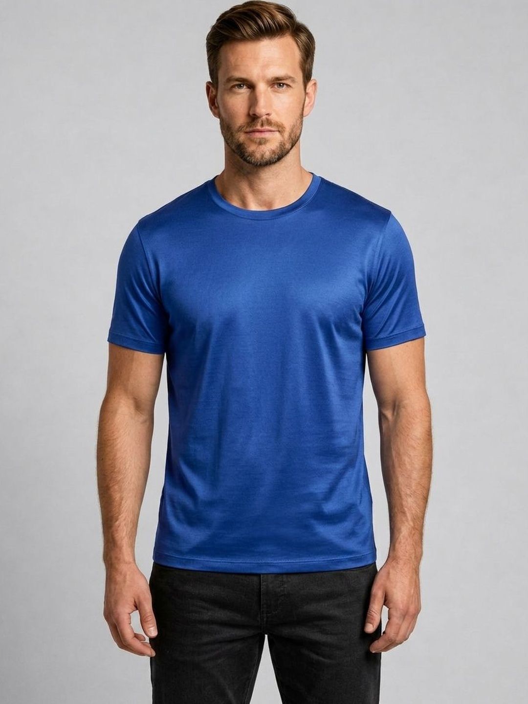 Pure Lab+ Round Neck Short Sleeves Regular Fit T-Shirt-image-36