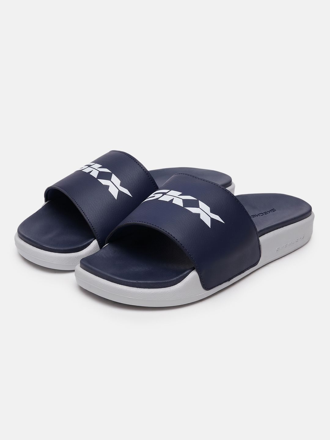 Skechers Men Printed Rubber Sliders-picture-49