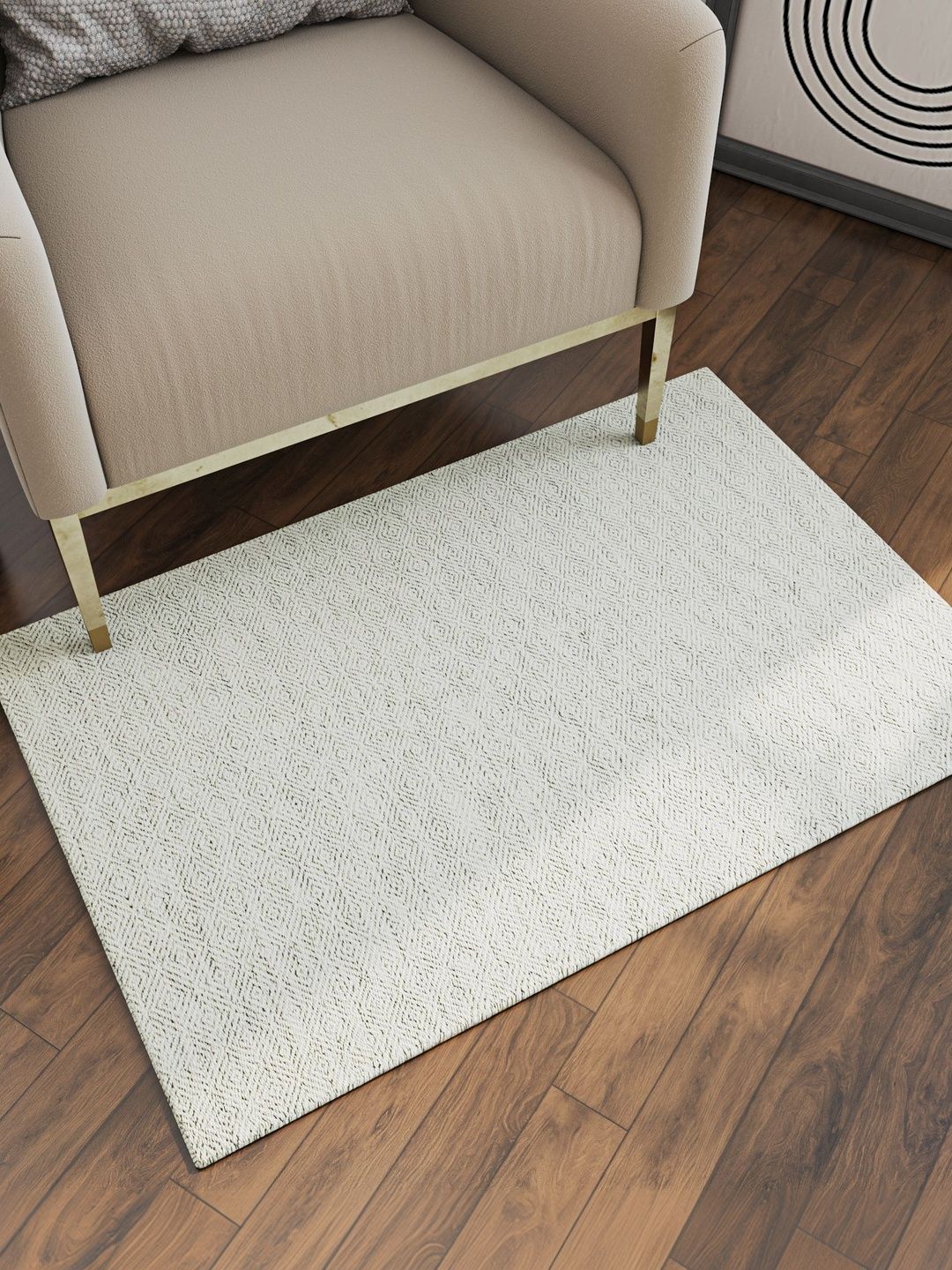 Jaipur Rugs Beige Geometric Handmade Woollen Carpet-image-31