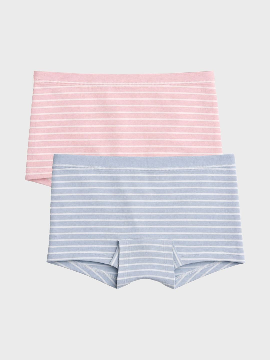 Charm n Cherish Girls Pack of 2 Striped Cotton Boy Shorts-picture-21