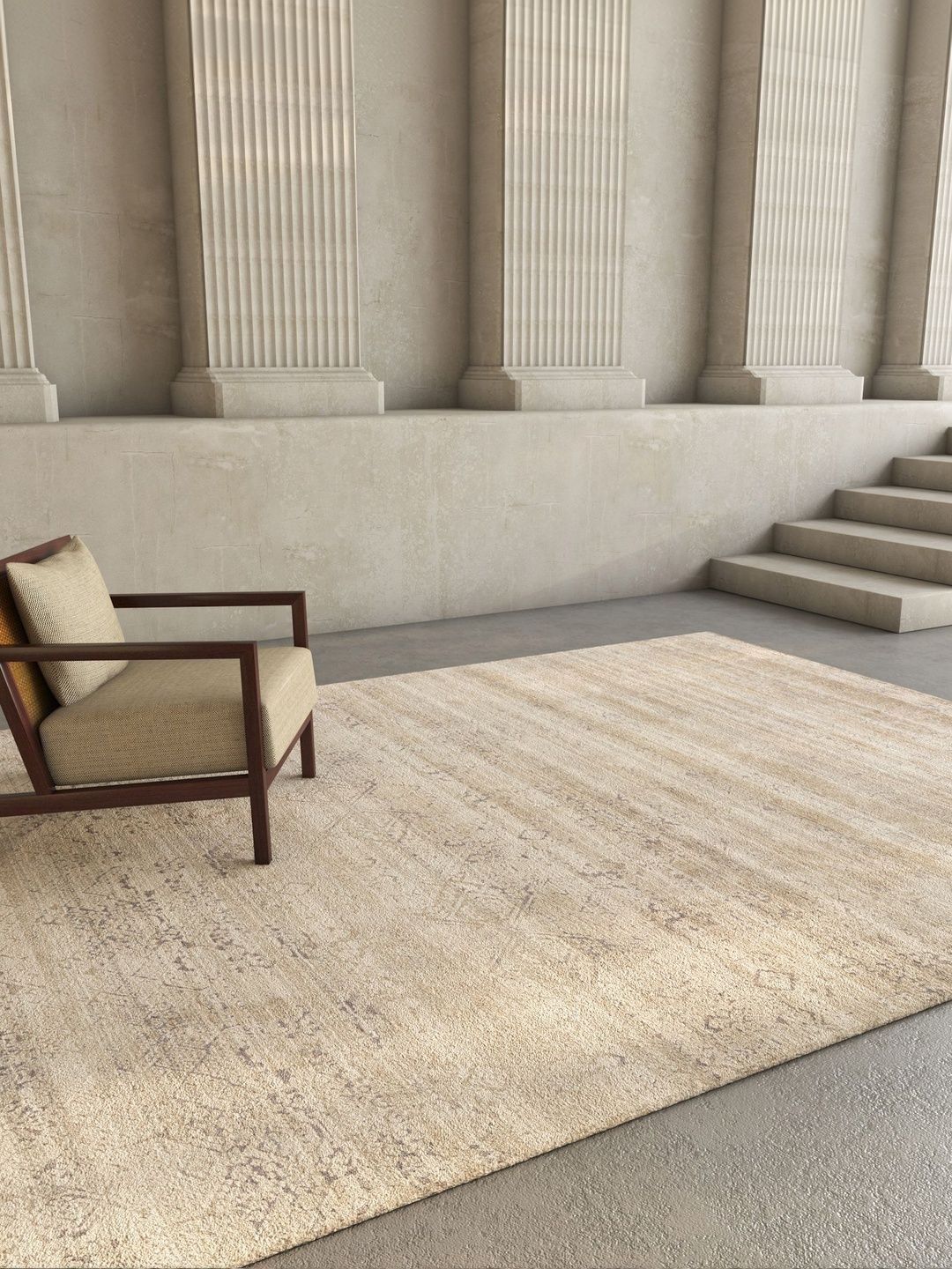 Jaipur Rugs Blue Abstract Handmade Woollen Carpet-image-36