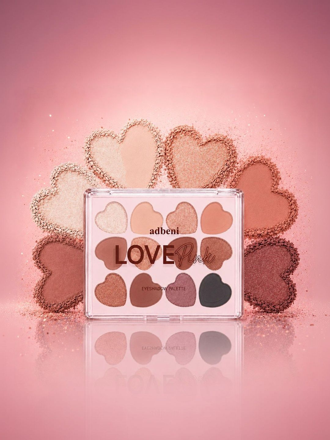Adbeni 12-Color Soft Glam Eyeshadow Palette - 12 g - Shade 02-picture-33