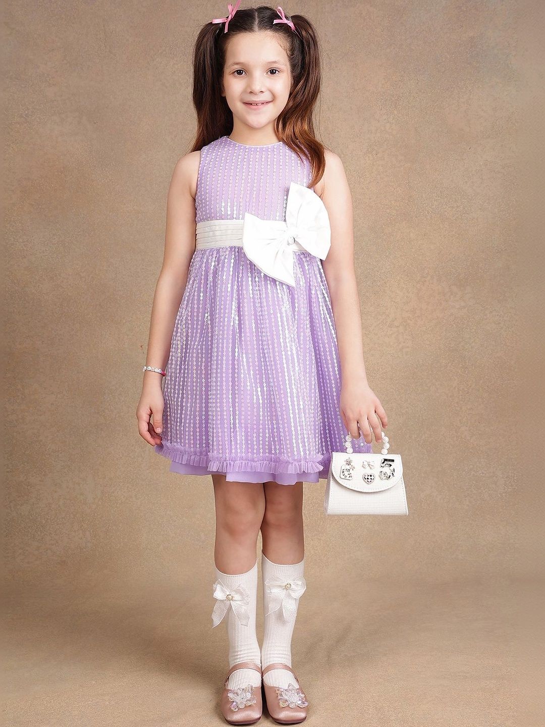 One Friday Striped A-Line Dress-image-35