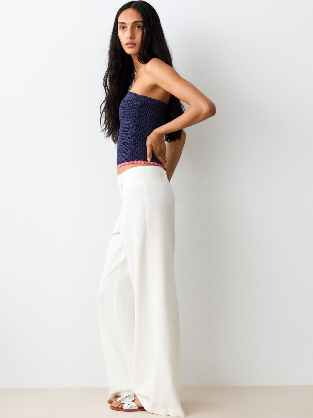 MANGO MNG Women Parallel Trousers-picture-30