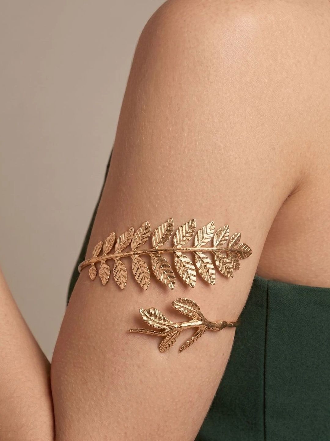 SZN Women Gold-Plated Armlet Bracelet-image-36
