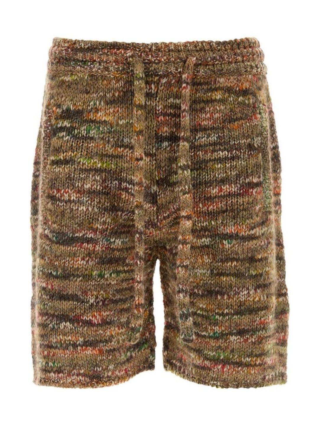 Brown Knitted Shorts-image-37