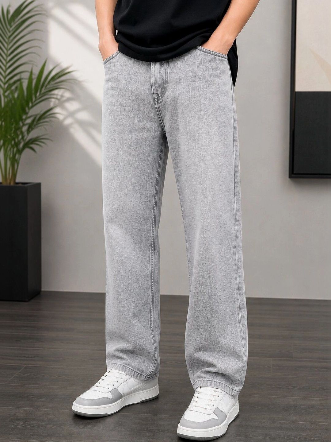 R.Code by The Roadster Life Co. Men Comfort Straight Fit Mid-Rise Jeans-picture-50
