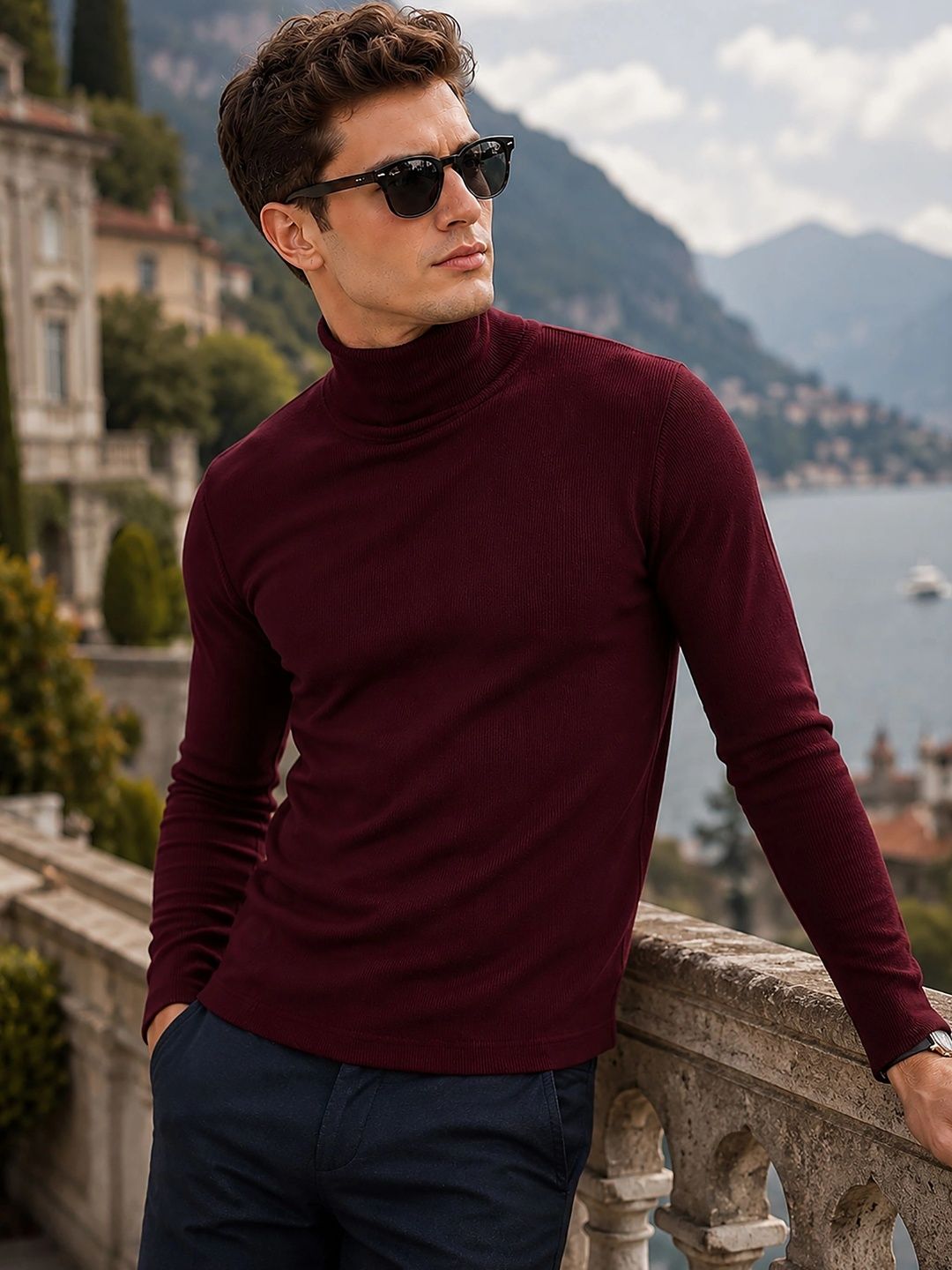 GLITO Men Ribbed Pullover-picture-11
