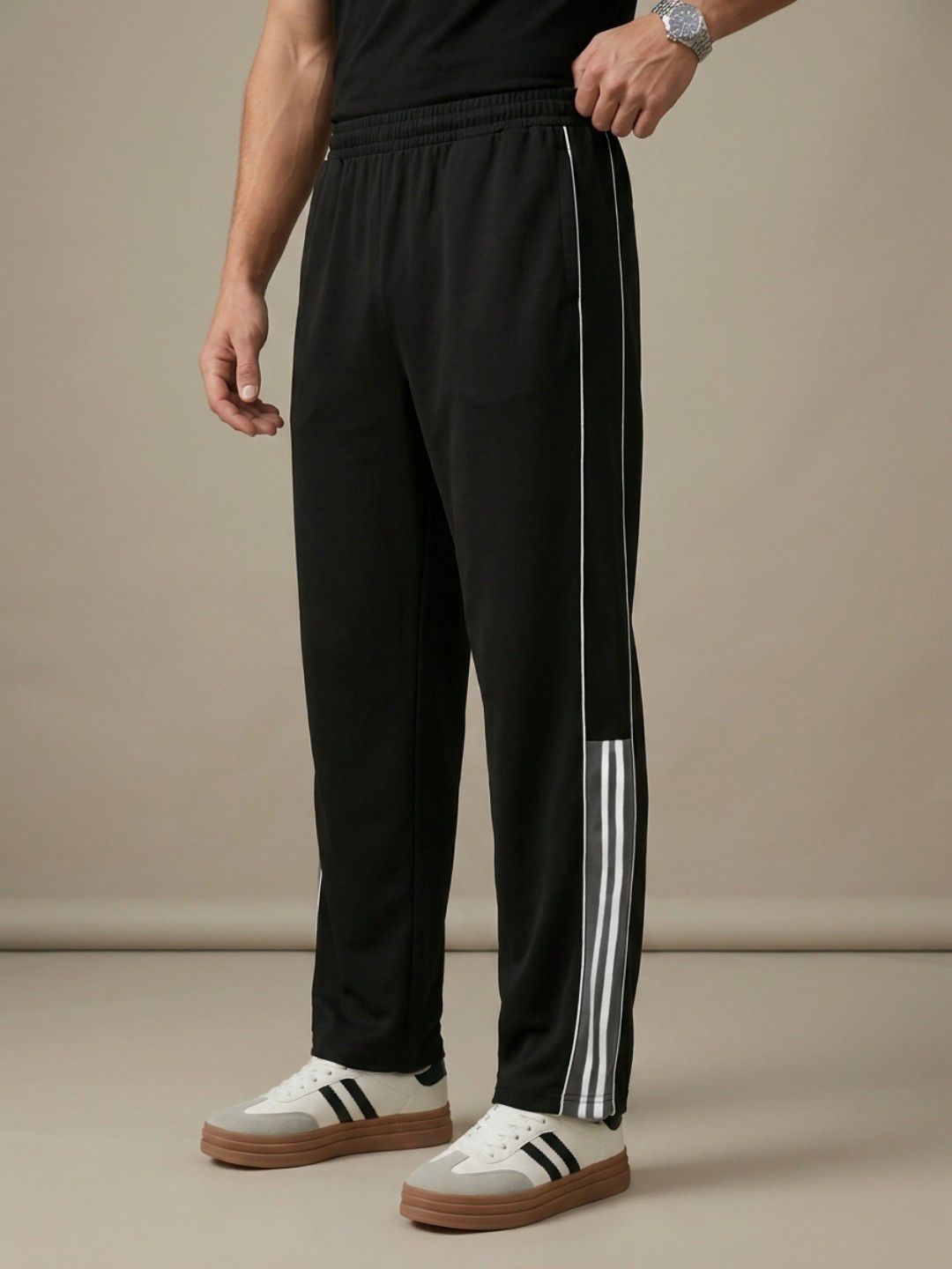 glitchez Men Regular Fit Track Pants-image-12
