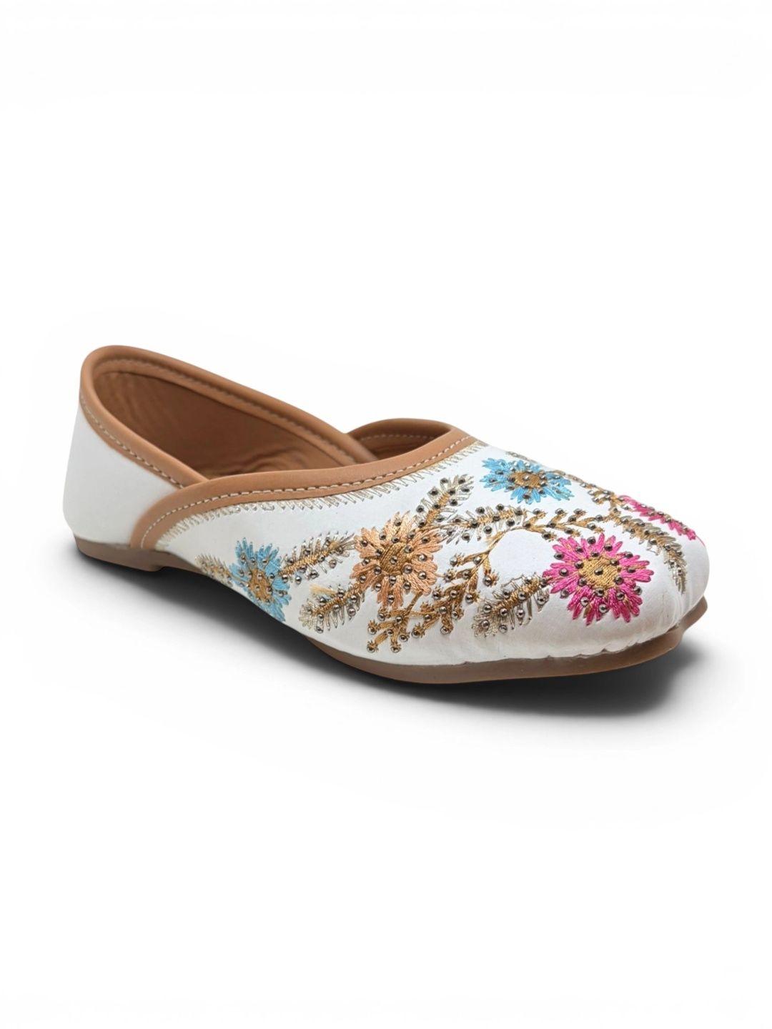 Lil Lollipop Girls Embellished Ethnic Mojaris Flats-picture-34