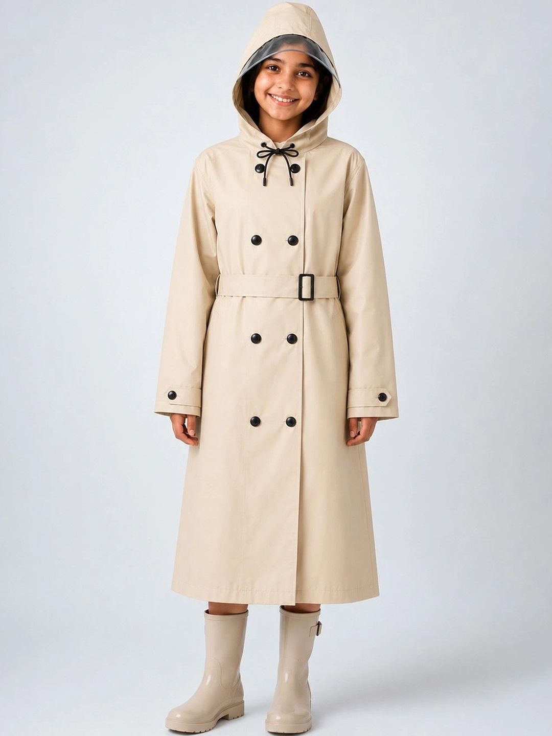 Little Surprise Box Kids Trench Raincoat-picture-12