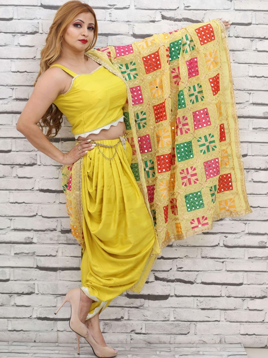 Nine2Five Women Top with Dhoti Pants-picture-44
