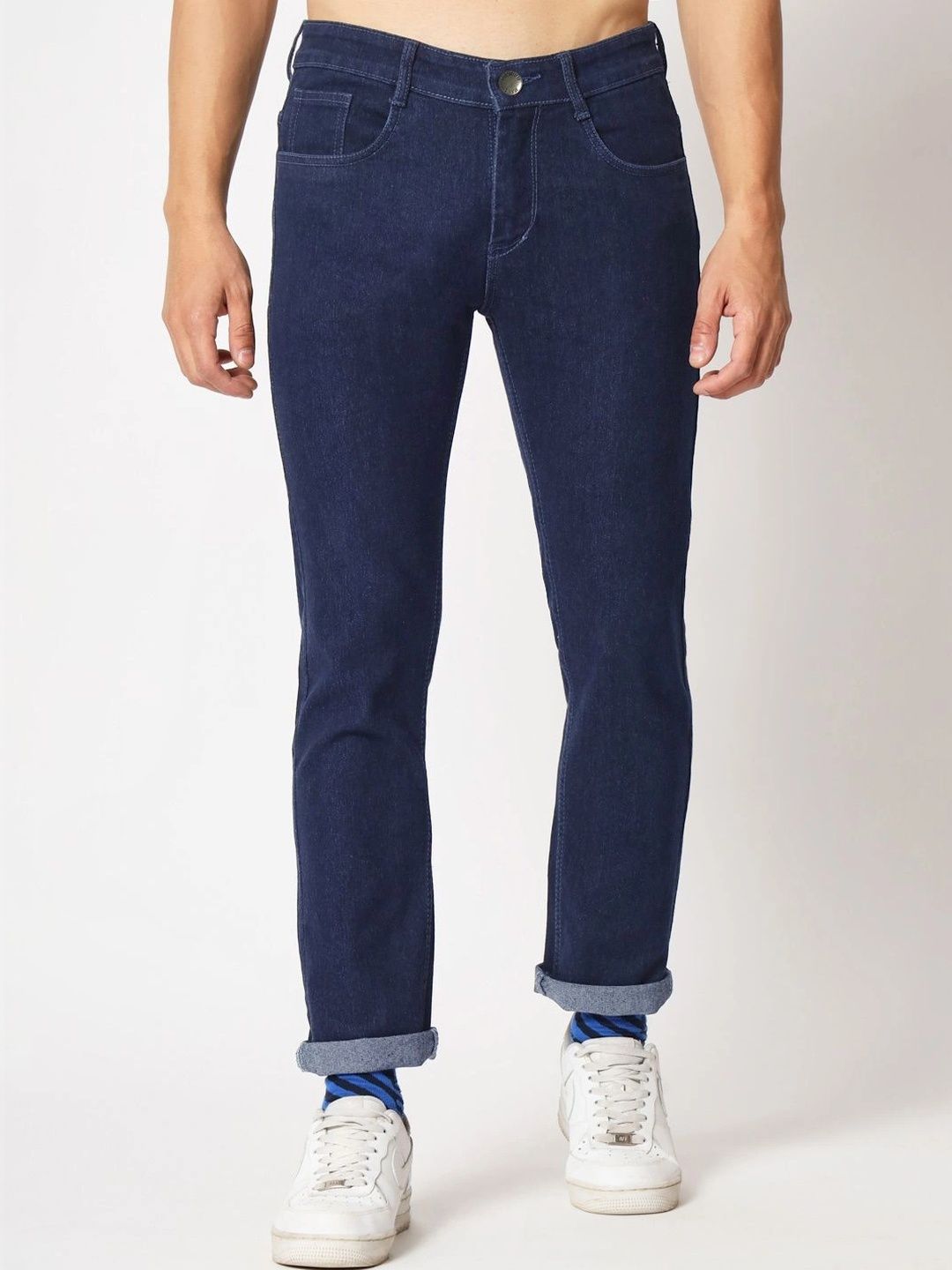 R.Code by The Roadster Life Co. Men Regular Fit Mid-Rise Stretchable Jeans