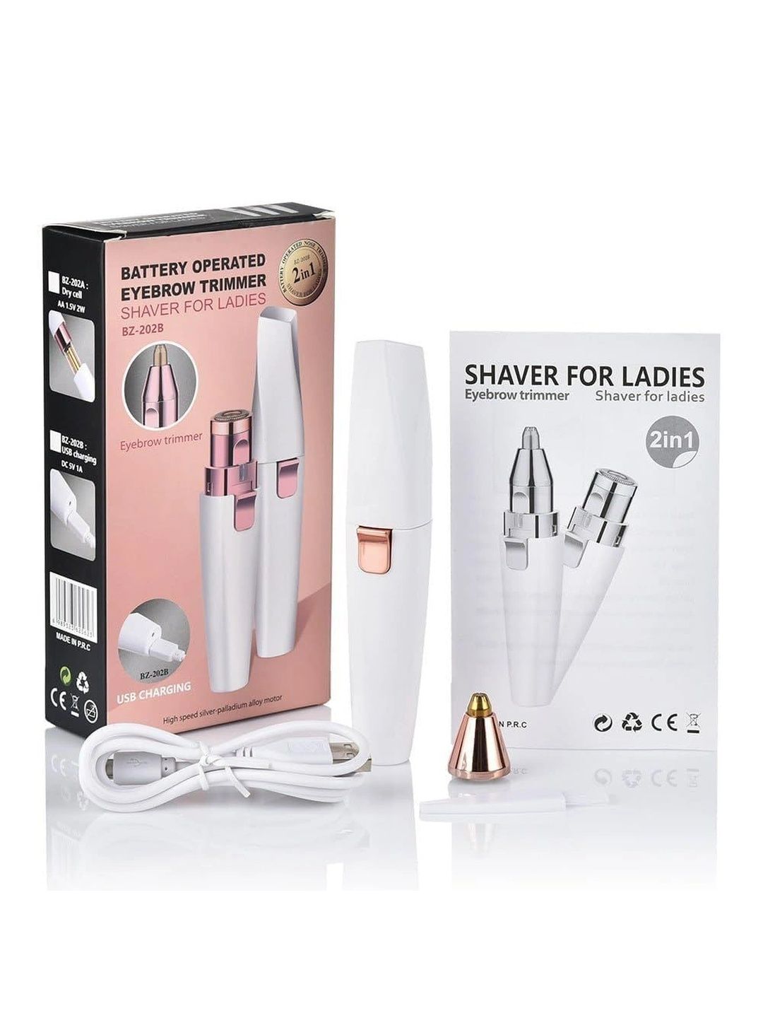 VTHIN Dual-Head Electric Eyebrow Shaper & Face Shaver-picture-26
