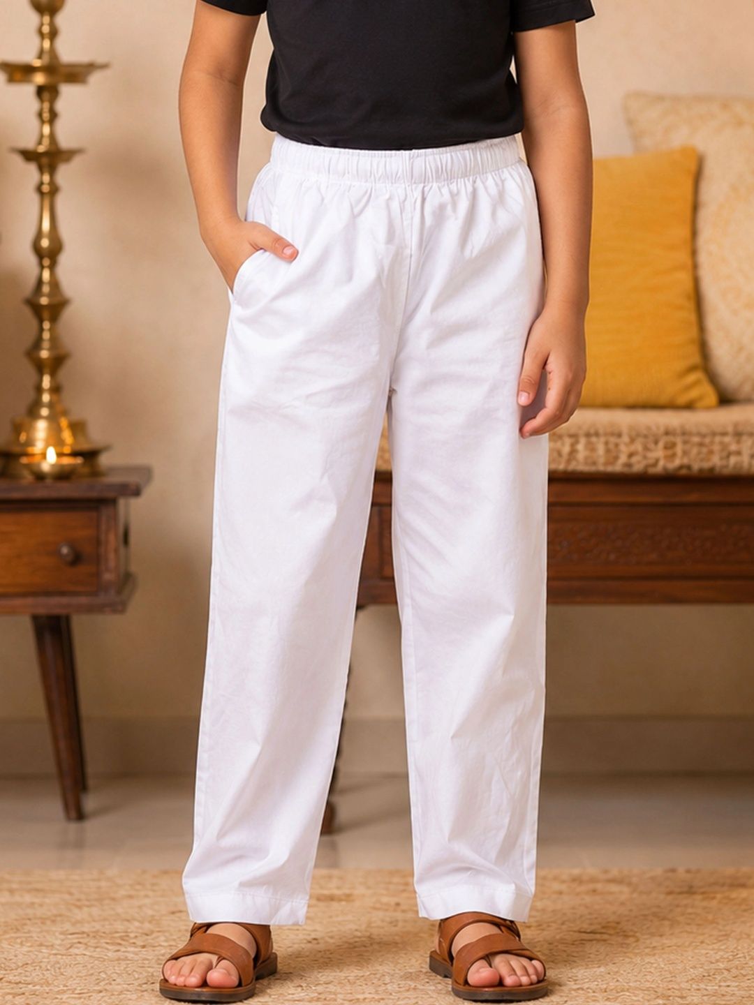 KiddoPanti Boys Wrinkle Free Trousers-picture-11