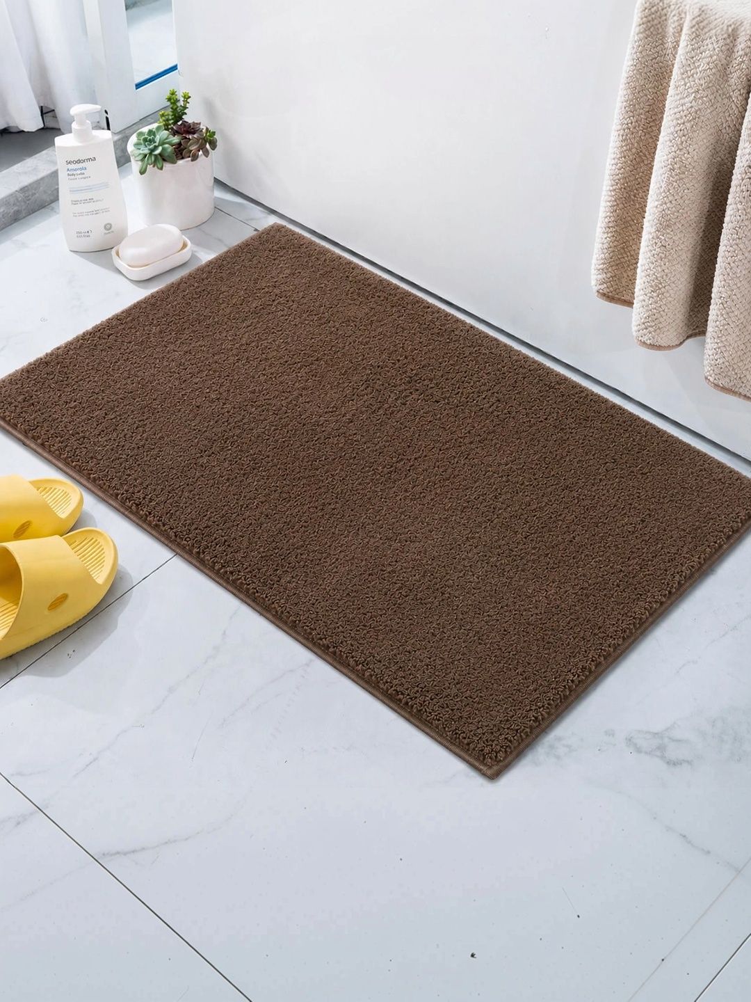 Myntra Elegant Homes Brown Anti-Skid Doormats-picture-53