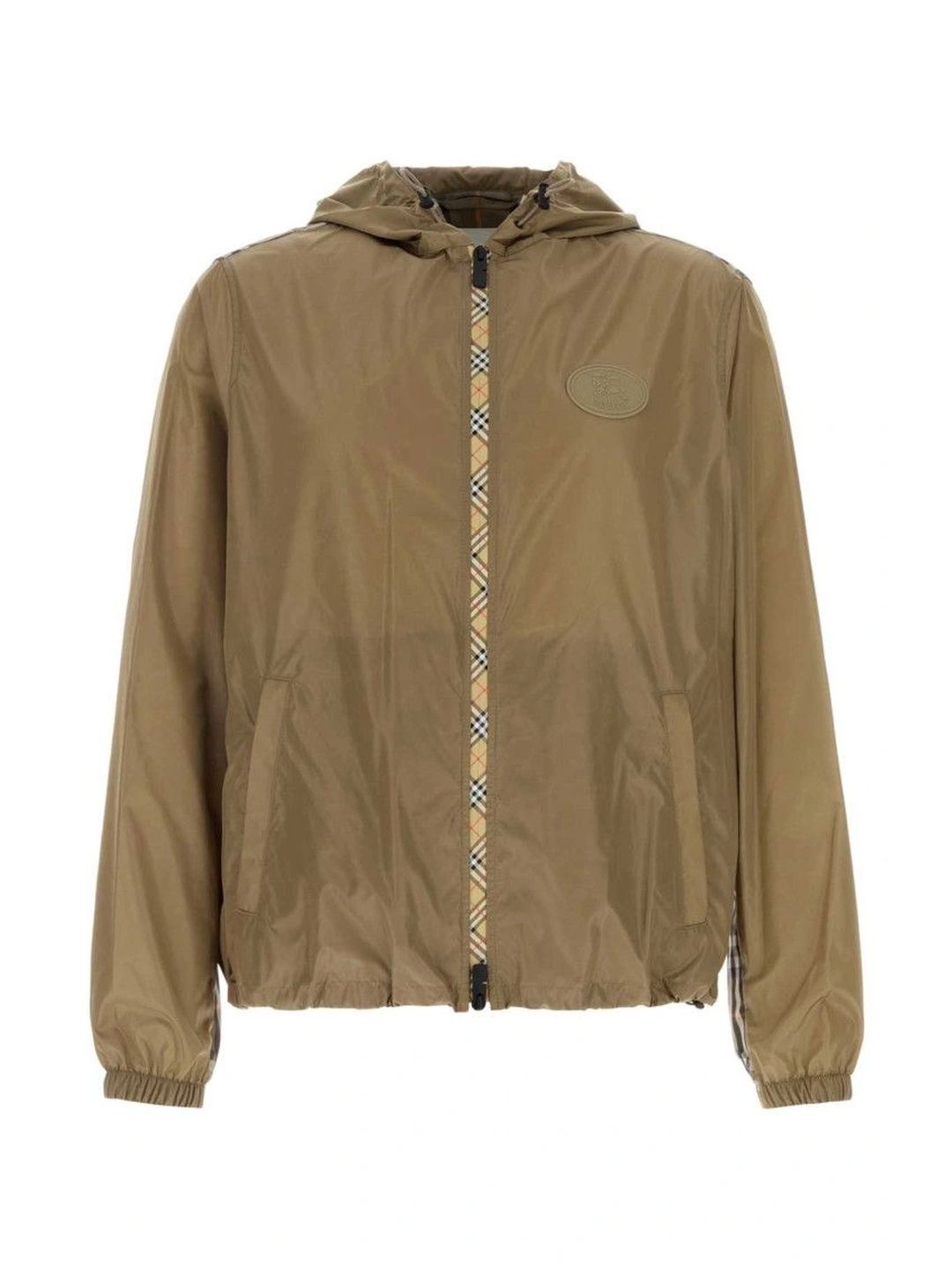 Burberry Brown Logo Hooded Jacket-picture-56