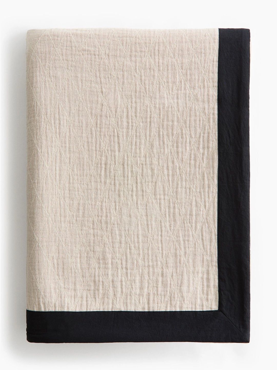 H&M Jacquard-weave Linen-blend Bedspread-picture-23
