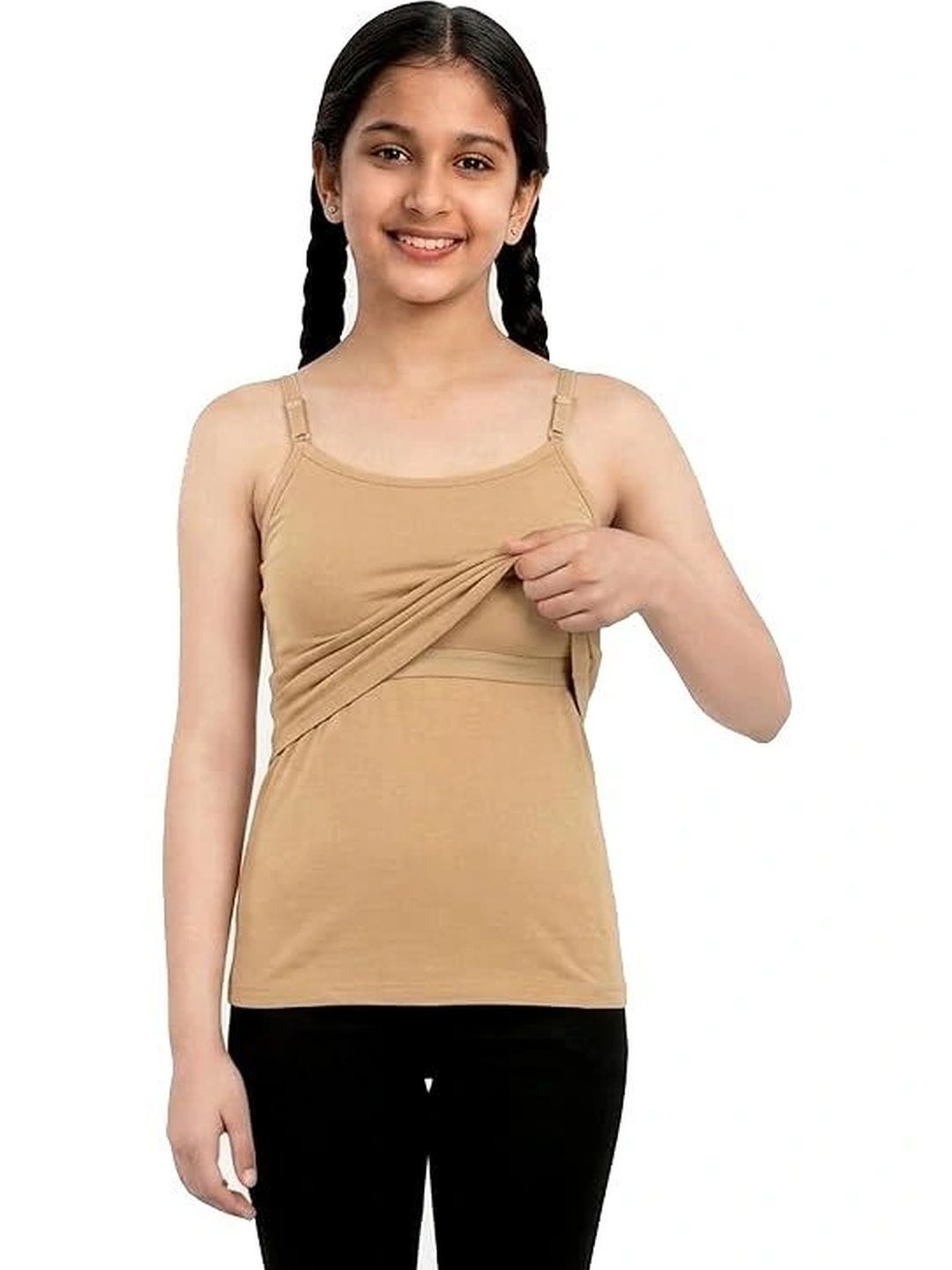 Khwaish Store Cotton Lightly Padded Camisoles-picture-13