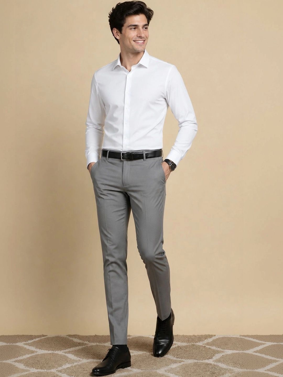XENOR Men Pleated Trousers-picture-38