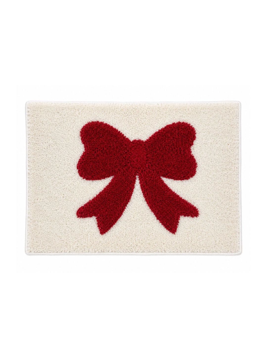 Myntra Elegant Homes Off-White & Red Anti-Skid Doormats-image-21