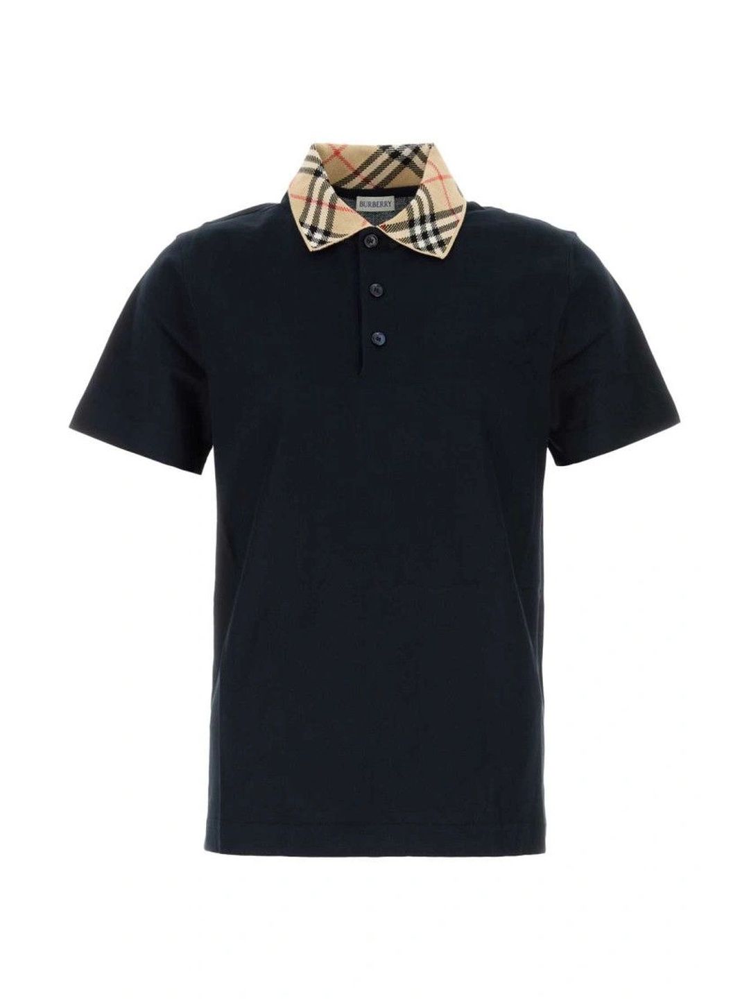 burberry Navy Blue Solid Polo-picture-53