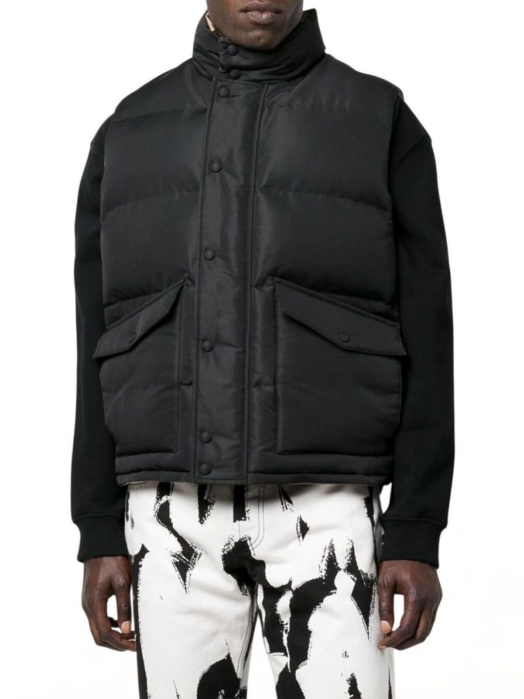 Alexander McQueen Black Shirt Collar Jacket-picture-13