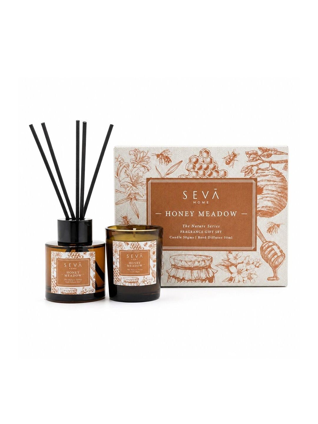SEVA Home Citrus Bloom Diffuser With Candle-picture-15